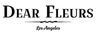 DEAR FLEURS LOS ANGELES logo