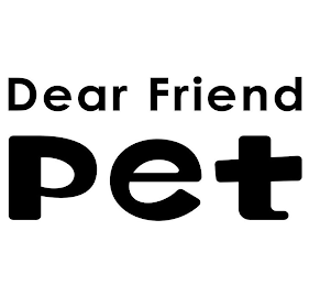 DEAR FRIEND PET logo