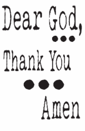 DEAR GOD, THANK YOU AMEN logo