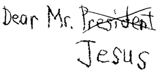DEAR MR. JESUS logo