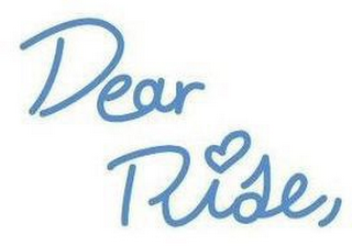 DEAR RIDE logo