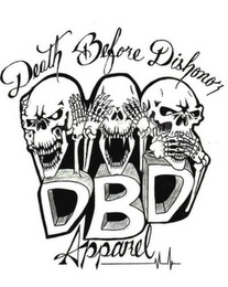 DEATH BEFORE DISHONOR DBD APPAREL logo