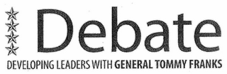 DEBATE DEVELOPING LEADERS WITH GENERAL TOMMY FRANKS logo