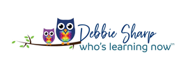 DEBBIE SHARP WHO'S LEARNING NOW logo