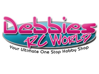 DEBBIE'S RC WORLD YOUR ULTIMATE ONE STOP HOBBY SHOP logo