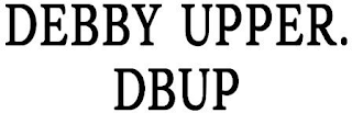 DEBBY UPPER. DBUP logo