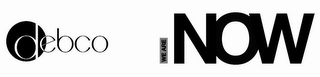 DEBCO WE ARE NOW logo