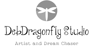DEBDRAGONFLY STUDIO ARTIST AND DREAM CHASER logo