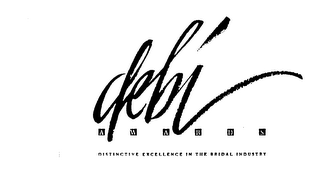 DEBI AWARDS DISTINCTIVE EXCELLENCE IN THE BRIDAL INDUSTRY logo