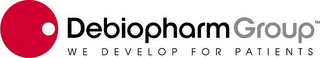 DEBIOPHARM GROUP WE DEVELOP FOR PATIENTS logo