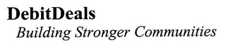 DEBITDEALS BUILDING STRONGER COMMUNITIES logo