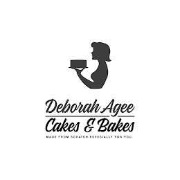 DEBORAH AGEE CAKES & BAKES MADE FROM SCRATCH ESPECIALLY FOR YOU. logo