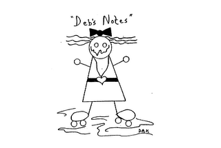 "DEB'S NOTES" logo