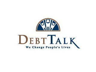 DEBT TALK WE CHANGE PEOPLE'S LIVES logo