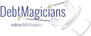 DEBTMAGICIANS MAKING DEBT DISAPPEAR logo