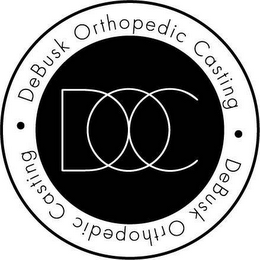 DEBUSK ORTHOPEDIC CASTING DOC logo