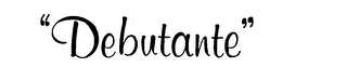 "DEBUTANTE" logo