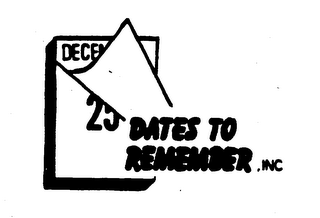 DEC 25 DATES TO REMEMBER, INC. logo