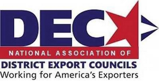 DEC NATIONAL ASSOCIATION OF DISTRICT EXPORT COUNCILS WORKING FOR AMERICA'S EXPORTERS logo