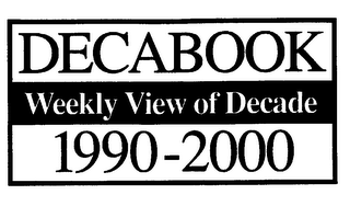DECABOOK WEEKLY VIEW OF DECADE 1990-2000 logo