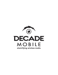 DECADE MOBILE ELECTRIFYING WIRELESS MEDIA logo