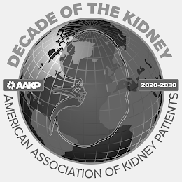DECADE OF THE KIDNEY AMERICAN ASSOCIATION OF KIDNEY PATIENTS AAKP 2020-2030 logo