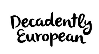 DECADENTLY EUROPEAN logo