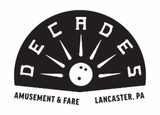 DECADES  AMUSEMENT & FARE  LANCASTER, PA logo