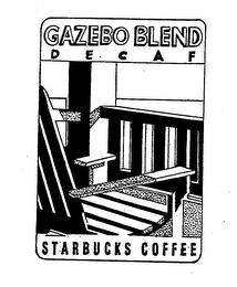 DECAF GAZEBO BLEND STARBUCKS COFFEE logo
