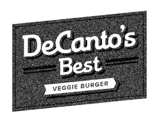DECANTO'S BEST VEGGIE BURGER logo