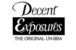 DECENT EXPOSURES THE ORIGINAL UN-BRA logo