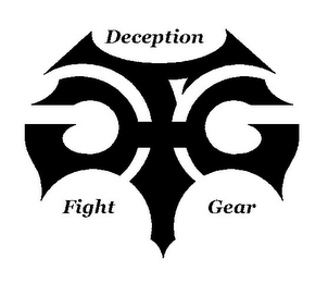 DECEPTION FIGHT GEAR DFG logo