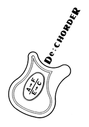 DE:CHORDER A F E C logo