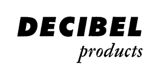 DECIBEL PRODUCTS logo