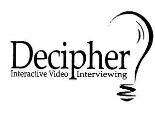 DECIPHER INTERACTIVE VIDEO INTERVIEWING logo