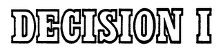 DECISION I logo