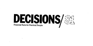 DECISIONS 81 FINANCIAL FACTS FOR PRACTICAL PEOPLE logo