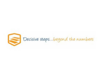 DECISIVE STEPS...BEYOND THE NUMBERS logo