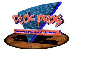 DECK PROS "AMERICA'S DECK CARE PROFESSIONALS" logo