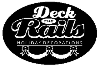 DECK THE RAILS HOLIDAY DECORATIONS logo