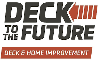 DECK TO THE FUTURE DECKS & HOME IMPROVEMENT logo
