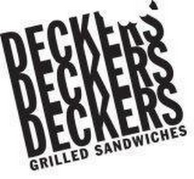 DECKERS DECKERS DECKERS GRILLED SANDWICHES logo