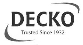 DECKO TRUSTED SINCE 1932 logo