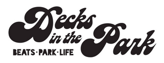 DECKS IN THE PARK . . . BEATS · PARK · LIFE logo
