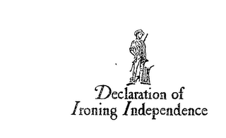 DECLARATION OF IRONING INDEPENDENCE logo