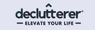 DECLUTTERER ELEVATE YOUR LIFE logo