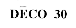 DECO 30 logo