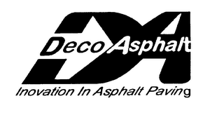 DECO ASPHALT INOVATION IN ASPHALT PAVING logo
