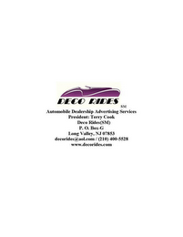 DECO RIDES logo