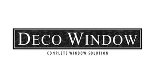 DECO WINDOW COMPLETE WINDOW SOLUTION logo